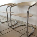 Pair of chairs signed Arrben Italian design canasta