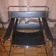 Pair of leather armchairs Breuer model B3