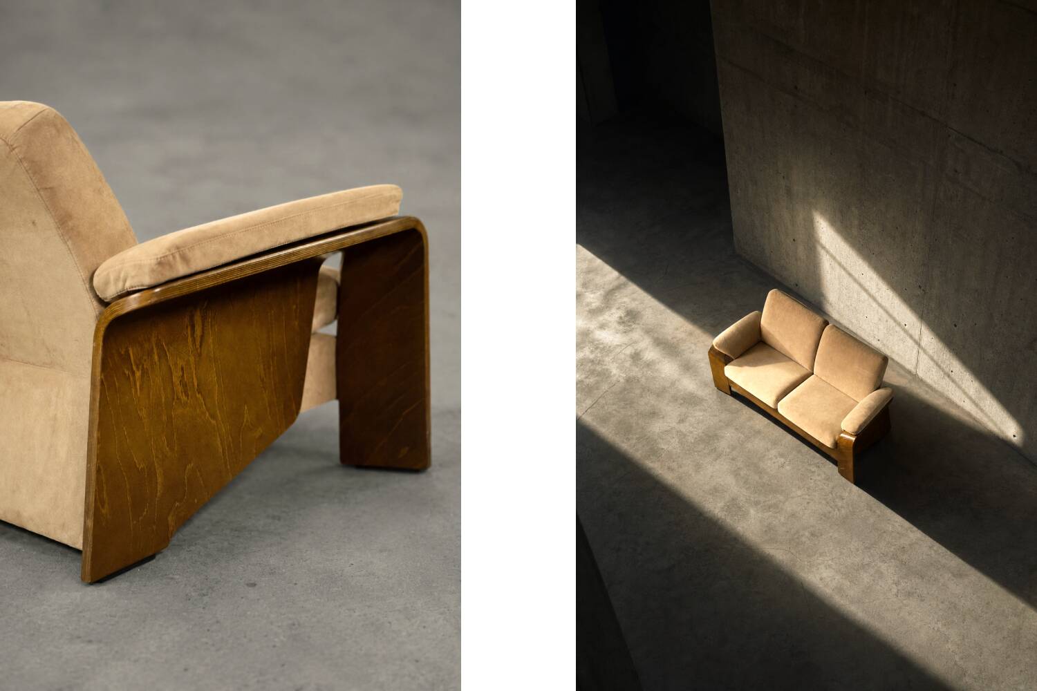 Canapé 2 places Pegasus Ekornes, Norvège années 50