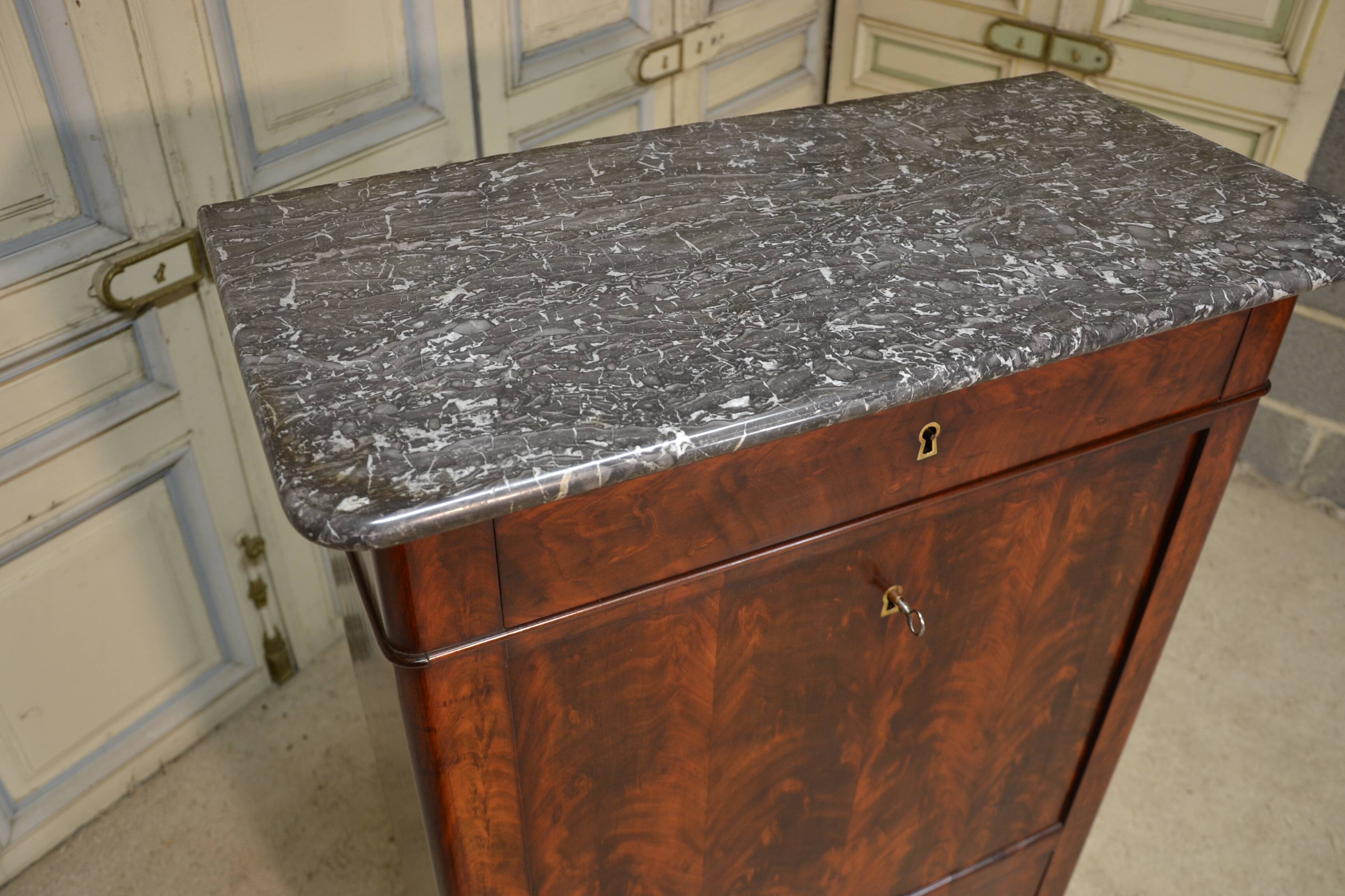 Mahogany secretary from the restoration period