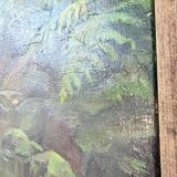 Oil painting "jungle" forest landscape