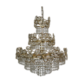 80s stamped chandelier