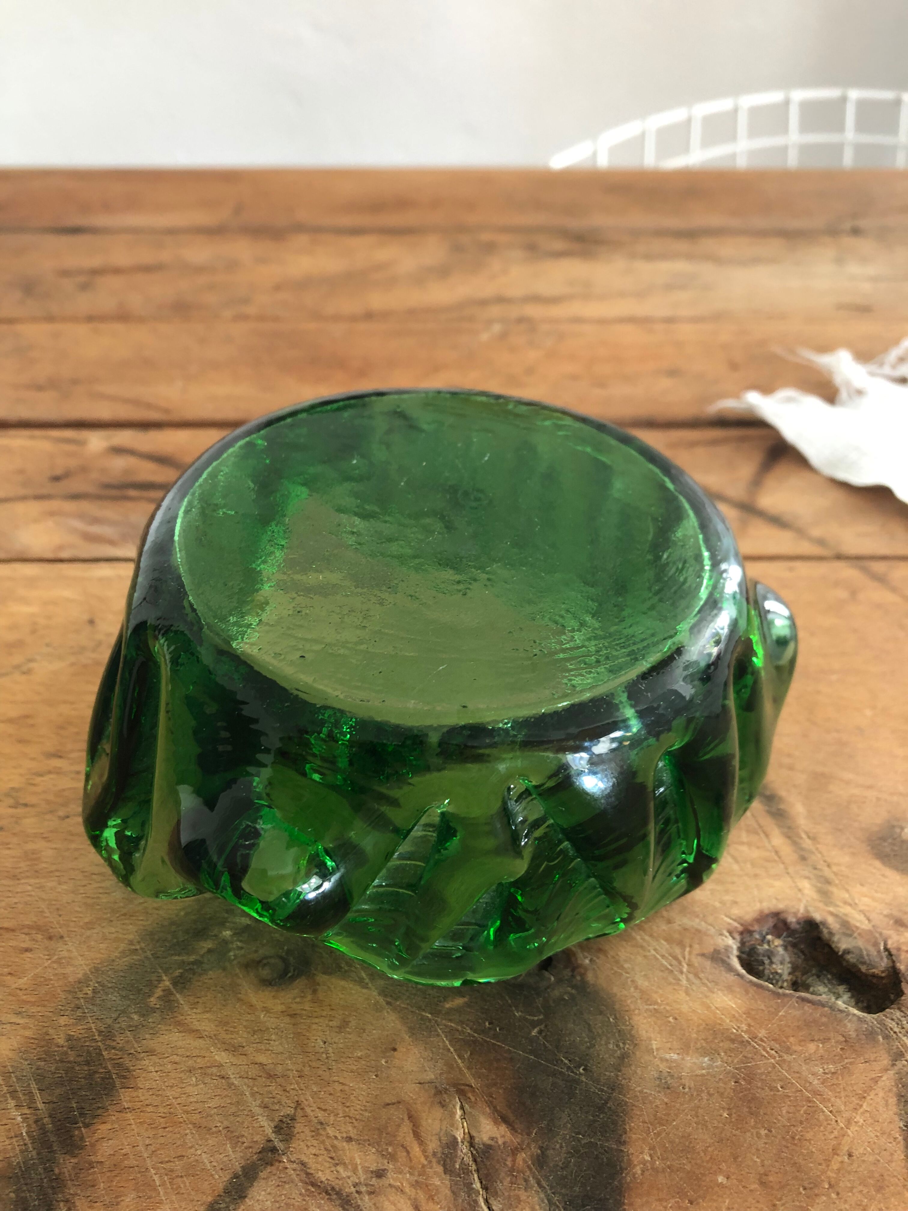 Cendrier pâte de verre vintage
