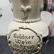 Vintage wine jug in German Westerwald stoneware 1/4L — "golden wine..."