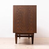 Sideboard, Skovby Møbler, Model 65, Chocolate Brown Stained Oak, Danish
