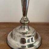 Silver metal candlestick