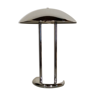 Barad model chrome metal mushroom lamp by Robert Sonneman, Ikea vintage 1980