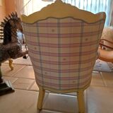 lot de deux fauteuils style baroque rococo