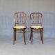 Set de 2 chaises Kohn bistrot cannées 1920 - bentwood -