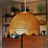 Rattan pendant light
