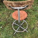Chaise d’atelier industrielle vintage années 50/60