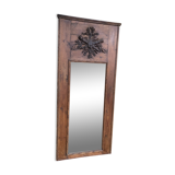 Trumeau mirror 19th in fir
