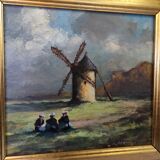 Tableau paysage de Bretagne signée A.Leroux