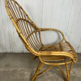 Rattan armchair