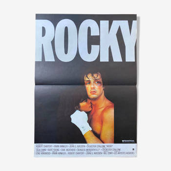 Affiche cinéma "Rocky" Sylvester Stallone 40x60cm 1976