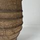 Vintage brown terracotta large vase, France, 1960.