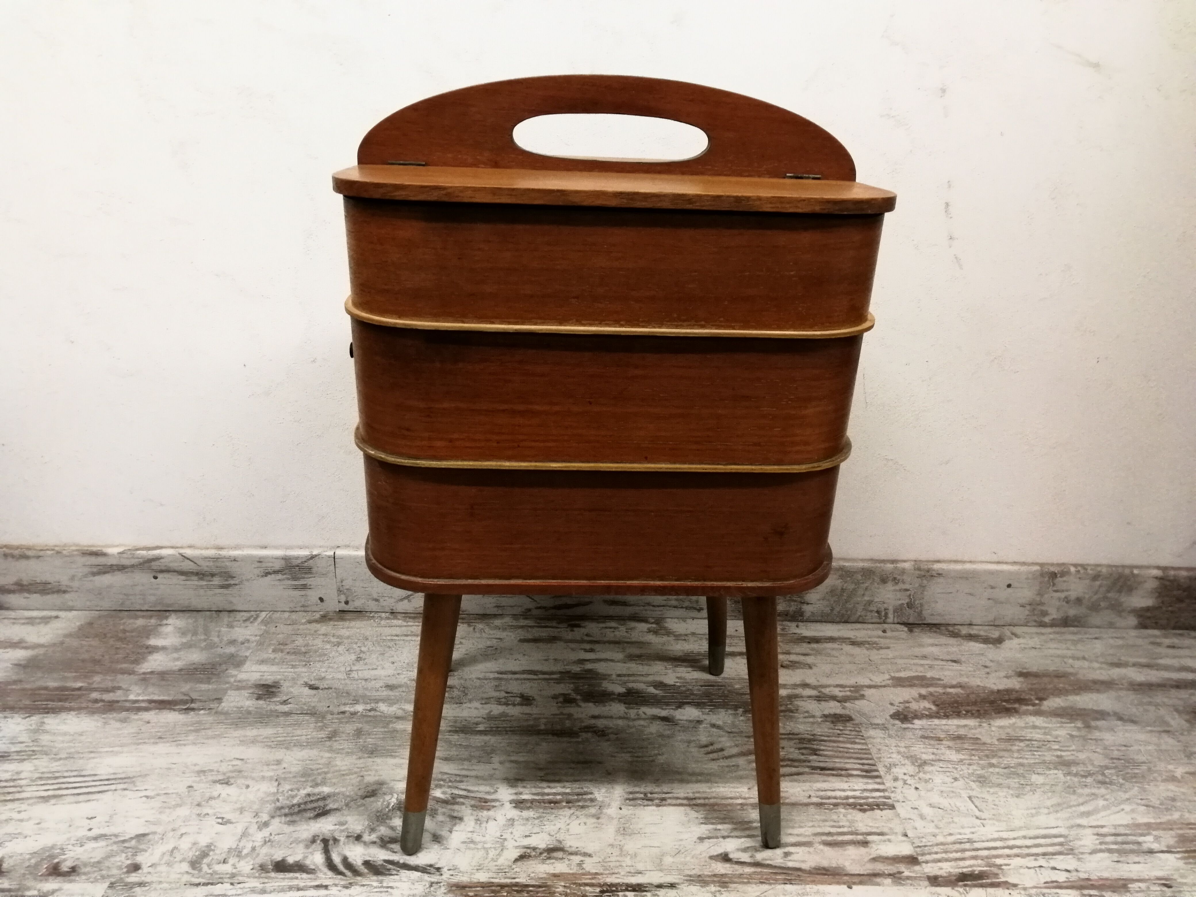 Scandinavian sewing basket