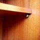 Vintage bookcase with metal feet