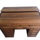 Bureau américain vintage en bois avec porte à volet
