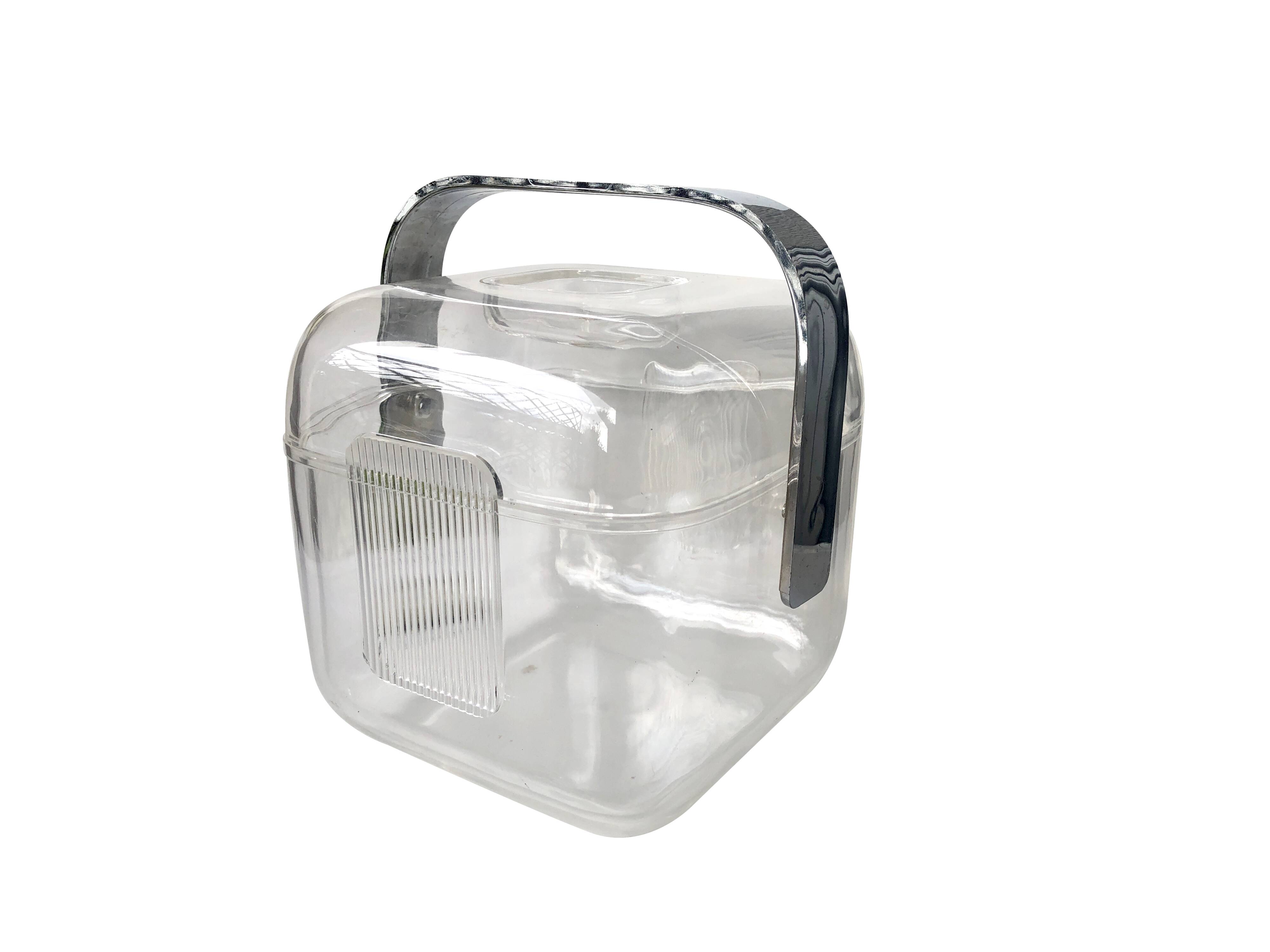 Guzzini ice bucket design Ambrogio Pozzi