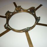 Dessous de plat en céramique sur support en bronze