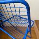 Chaise pliante "Ted Ned" bleue par Niels Gammelgaard