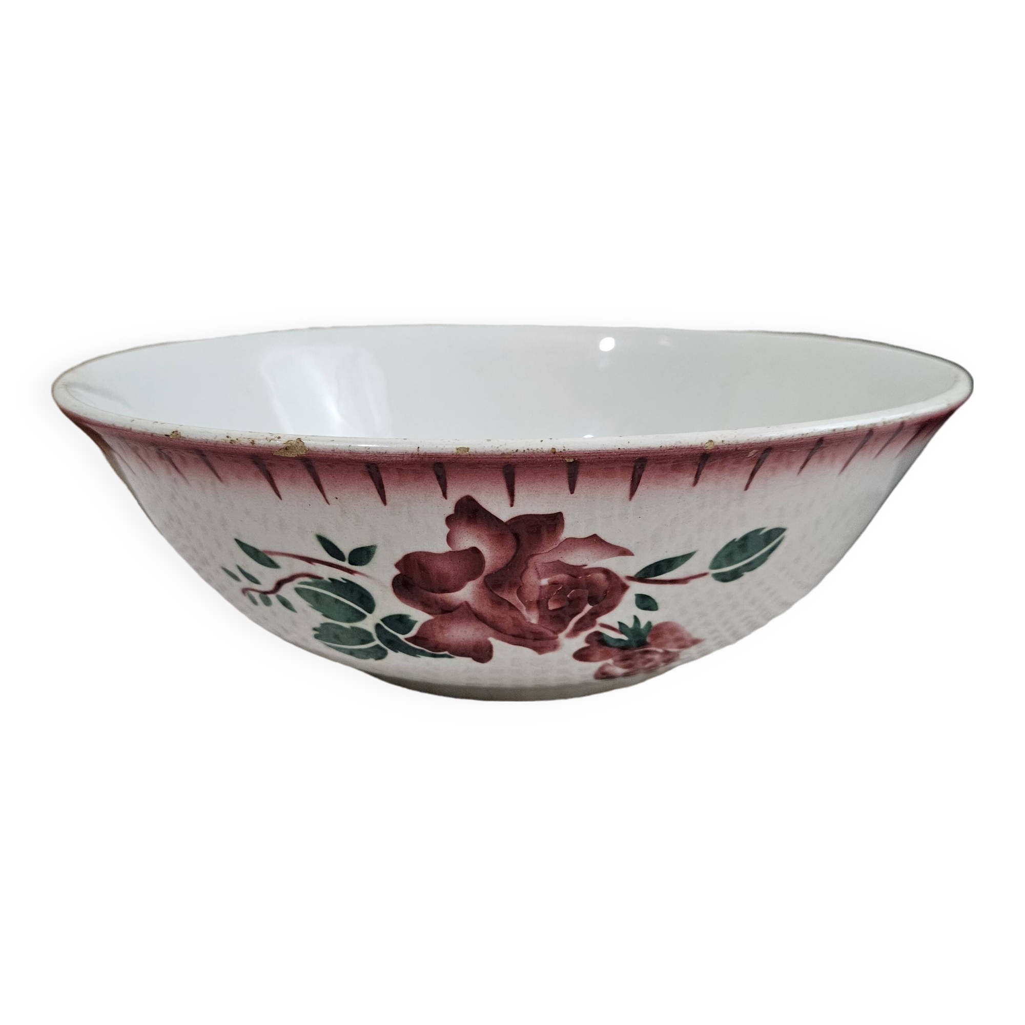 Badonviller earthenware salad bowl - Old tableware