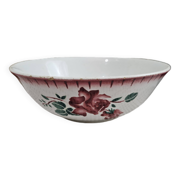 Badonviller earthenware salad bowl - Old tableware