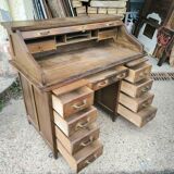 Bureau à rideau Américain en chêne 1920