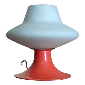 Luminaire orange vintage année 1970