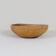 Set of three unique farmhouse bowls from 19th-century Swedish folk art.