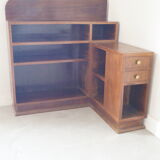 Art-Deco corner library 1930