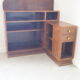 Bibliothèque d'angle art-déco 1930