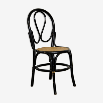 Chaise cannée et bois courbé - années 50