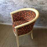 Contemporary shepherdess/marquise style armchair