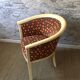 Contemporary shepherdess/marquise style armchair