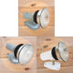 Set of three industrial wall lamps. Spain, 1960s