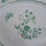 Plat ovale en porcelaine de Limoges Bernardaud modèle Pékin