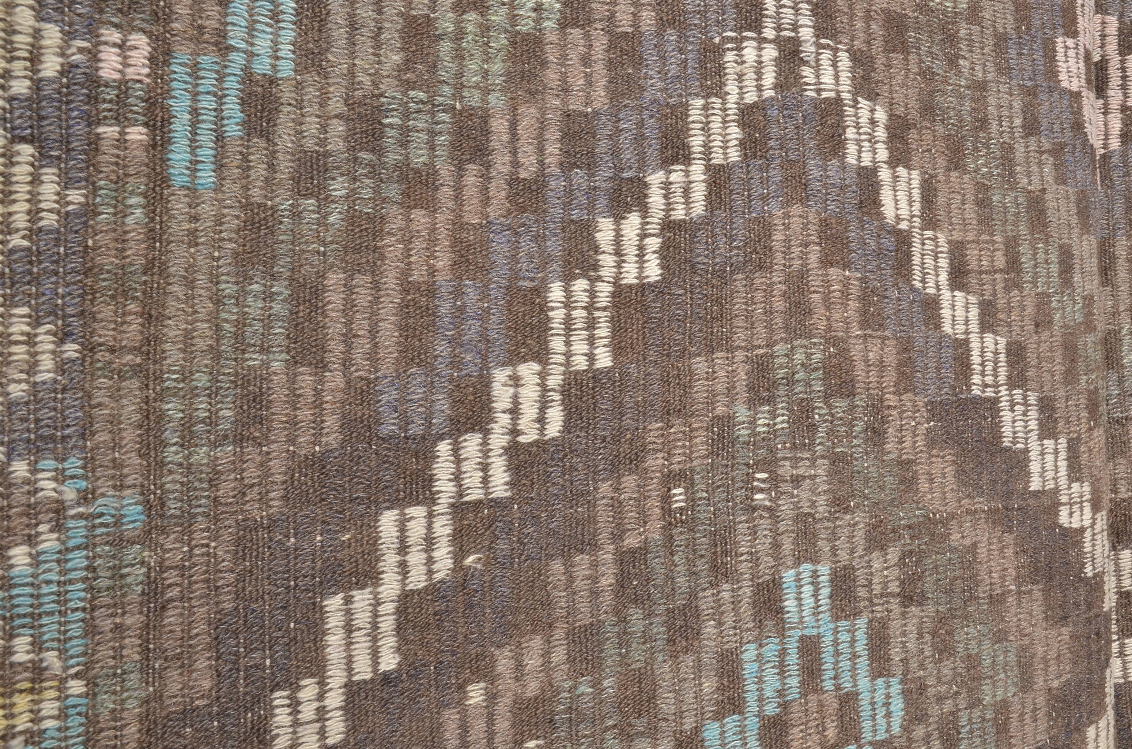 Oushak Decorative Kilim Rug 1884