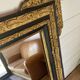Authentic Antique Mercury Mirror with Parcloses and Ears – Golden Patina