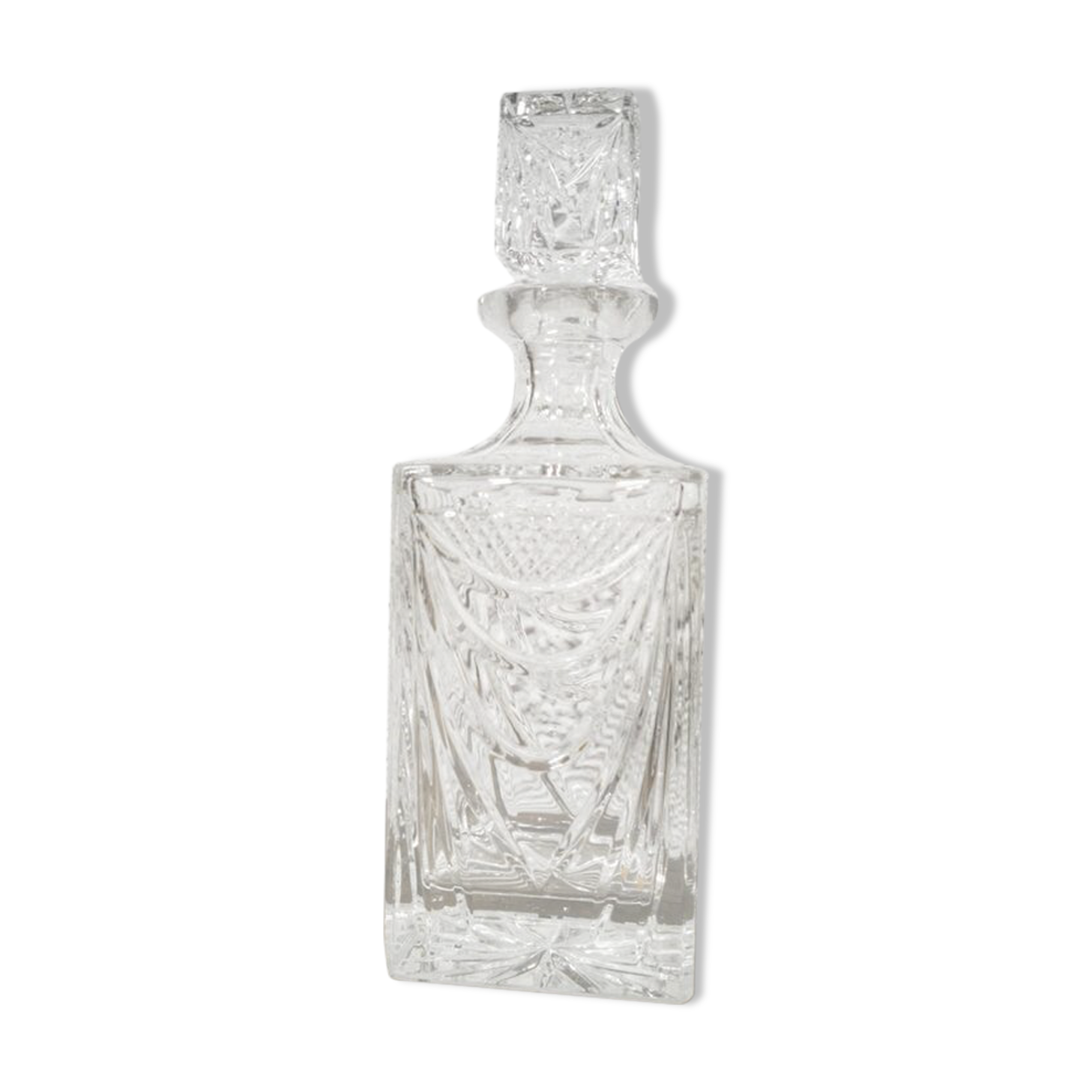 Crystal whiskey carafe