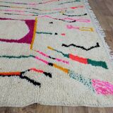 Handmade wool Berber rug 290 X 190 CM