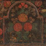 Antique folk art style trunk (1838) #46