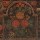 Antique folk art style trunk (1838) #46