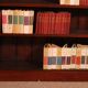 open mahogany library - 19th century