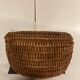 Vintage 70s wicker shopping basket