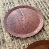 Teak tray signed Le Creuset, Denmark