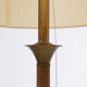 Hollywood Regency Suede Floor Lamp 1970s France