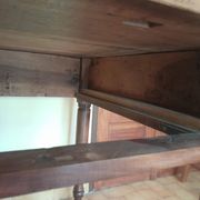 Solid wood desk in Louis Philippe style
