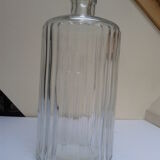 Fluted glass bottle